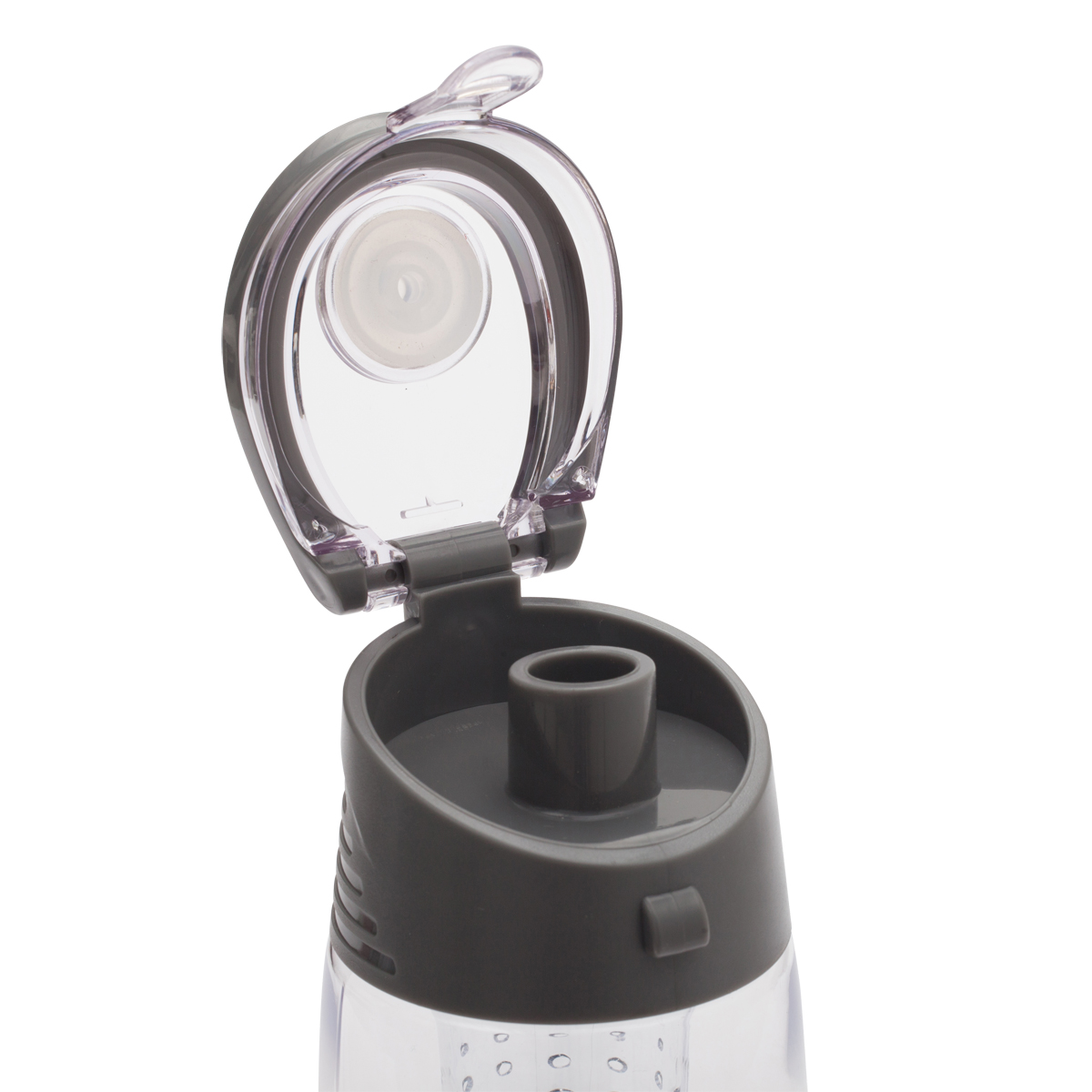 R08313.21 - Bidon Frutello 700 ml, szary/transparentny