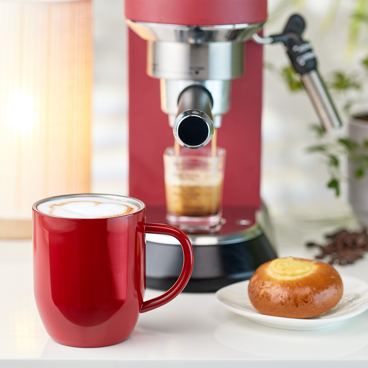 R08343.08 - Kubek stalowy Day 350 ml, czerwony