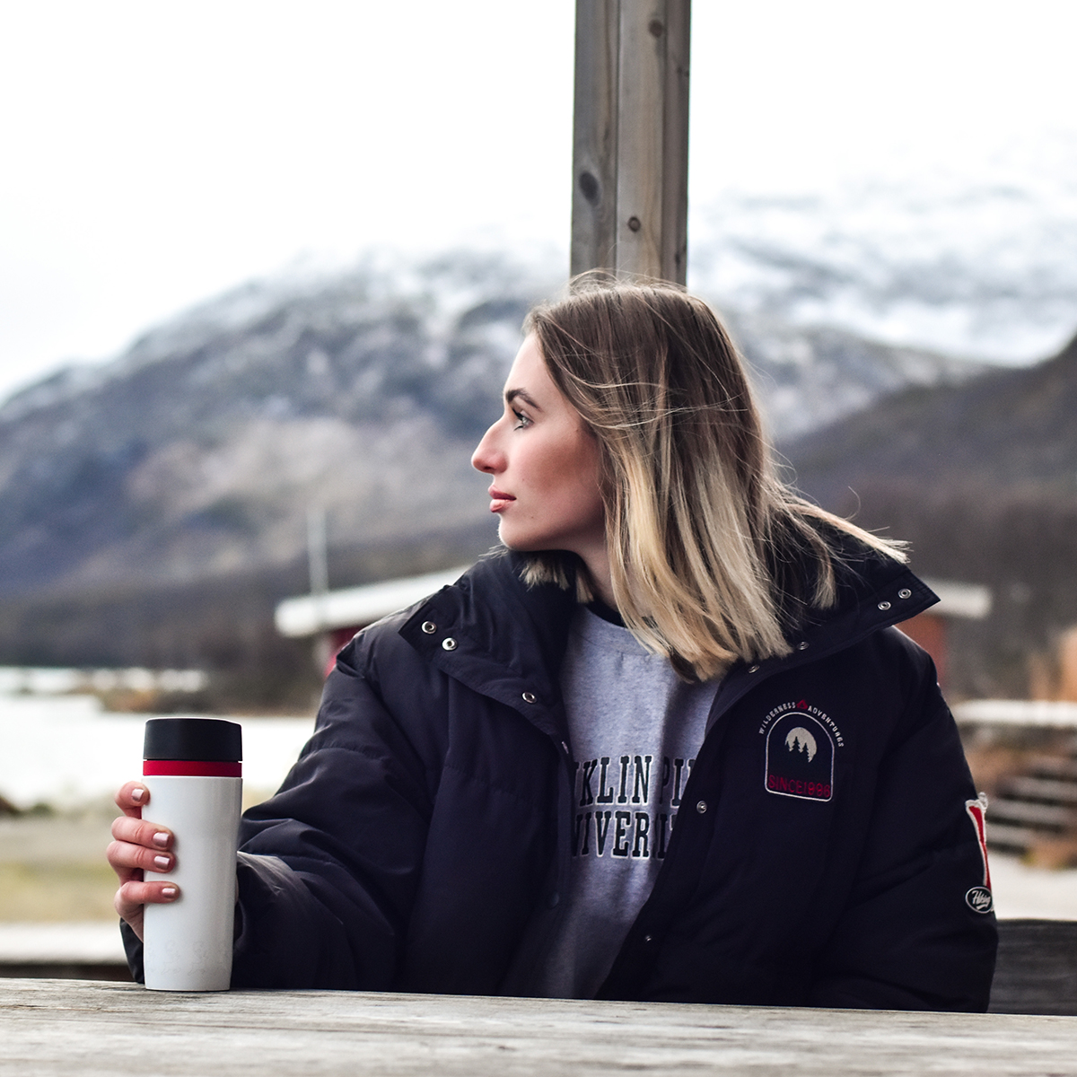 R08394.06 - Kubek termiczny Winnipeg 350 ml, biały