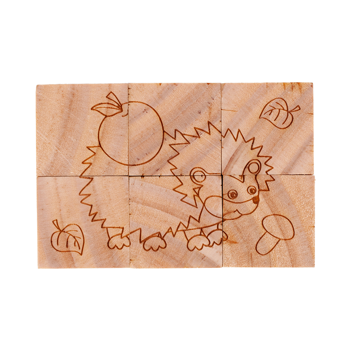 R08834.13 - Drewniane klocki Animal World, beżowy