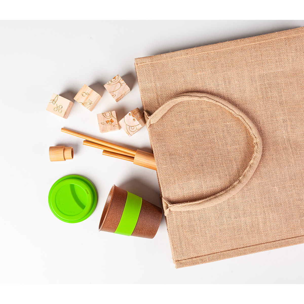 R08834.13 - Drewniane klocki Animal World, beżowy