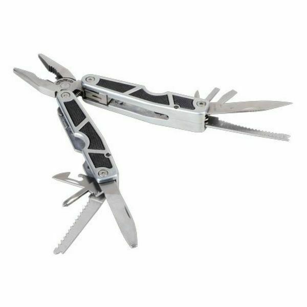 R17536 - Narzędzie wielofunkcyjne z latarką Survivor, czarny