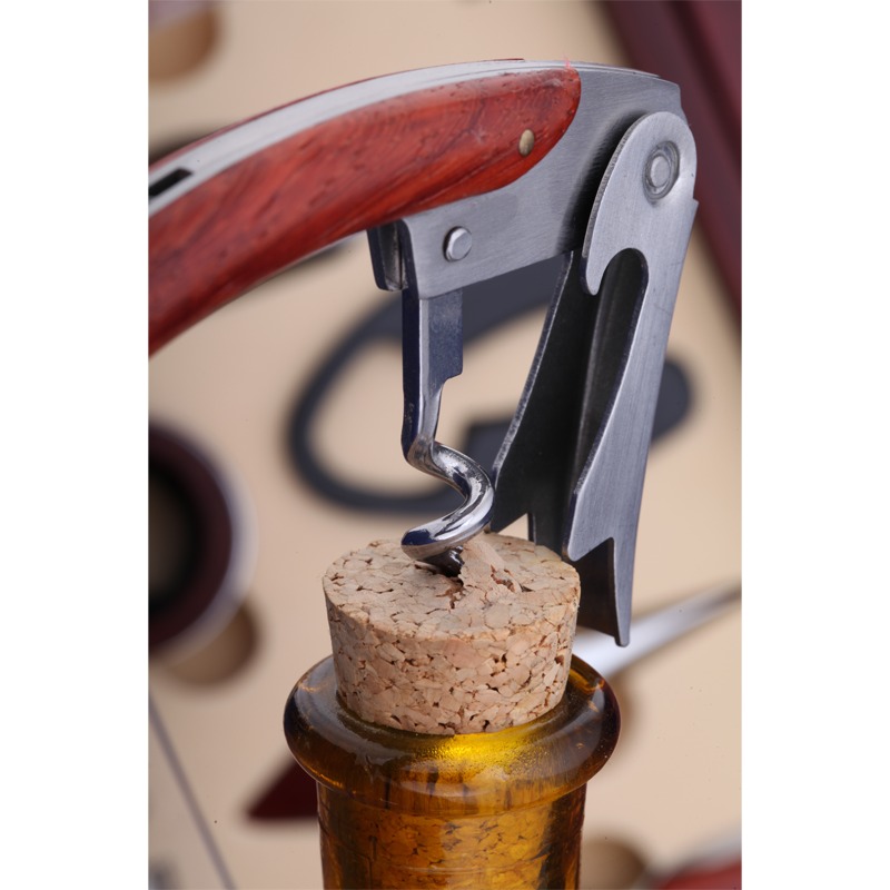 R22527 - Zestaw do wina Saint-Denis, brązowy