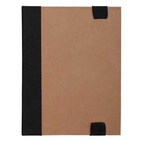 R73661.02 - Notes memo 100x180/70k linia Kraft Paper, czarny/beżowy