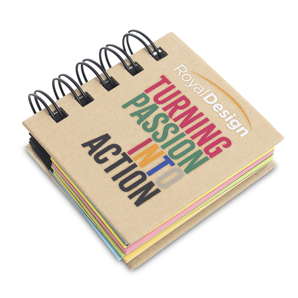 R73752.13 - Zestaw karteczek memo Aveiro, beżowy 