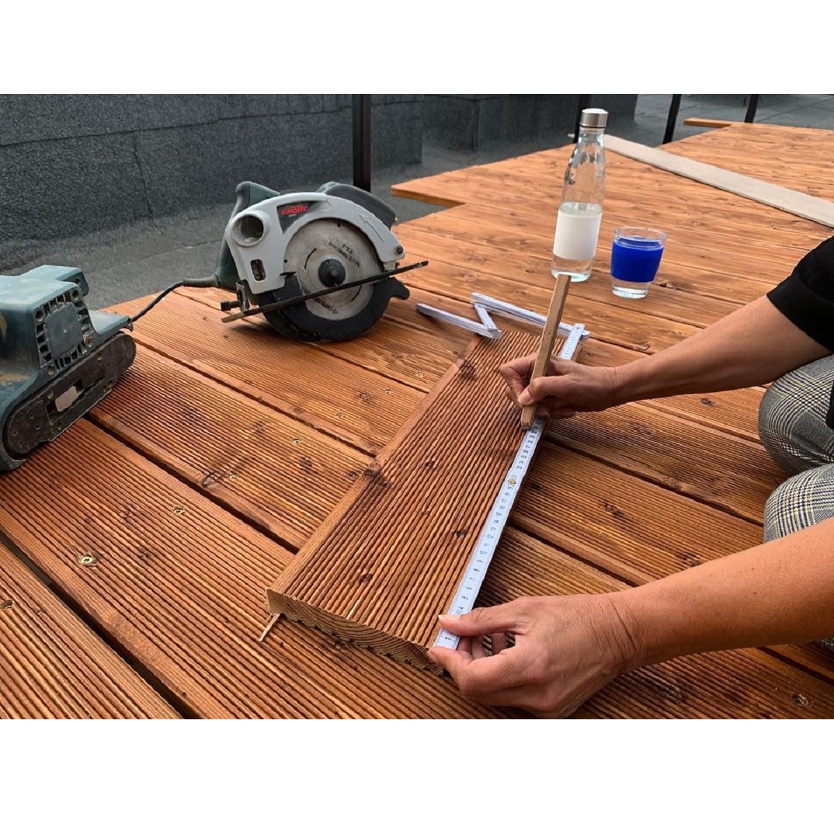 R73791 - Ołówek stolarski, brązowy