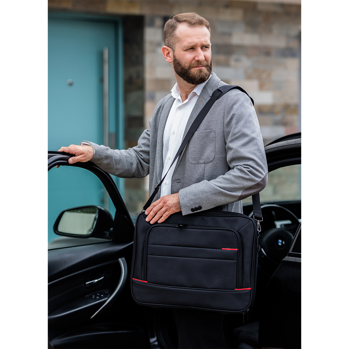 R91815.02 - Torba na laptopa Aberdeen, czarny